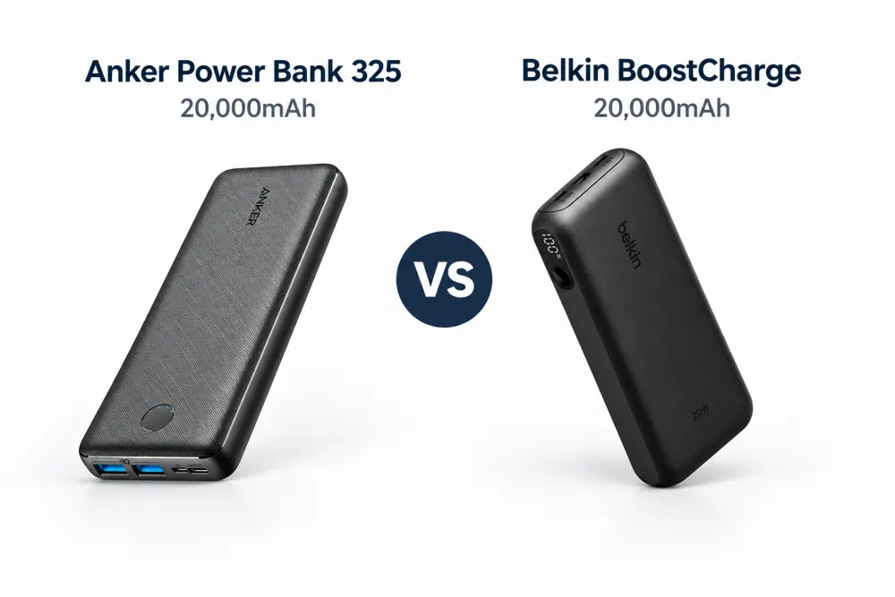 Best 20,000mAh Power Bank: Anker PowerCore Essential vs Belkin BoostCharge Compared