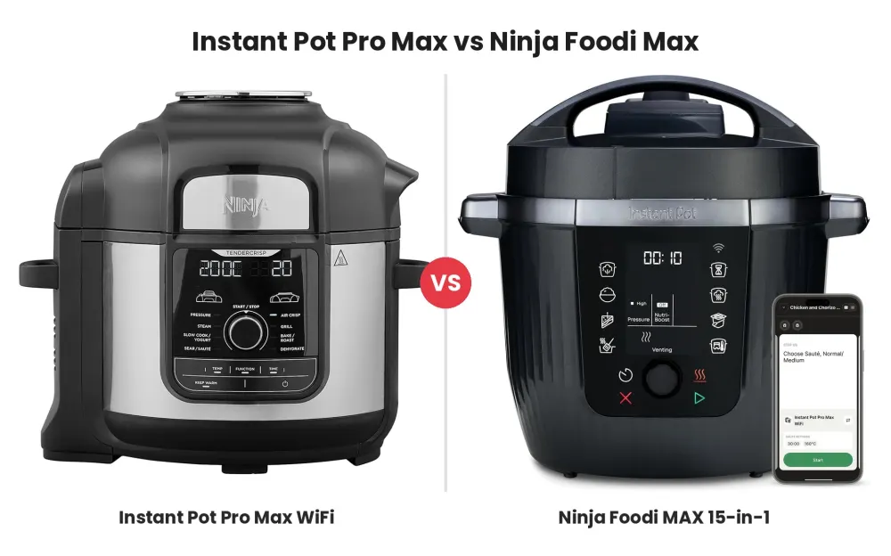 Best Multi-Cooker: Ninja Foodi MAX vs Instant Pot Pro Compared