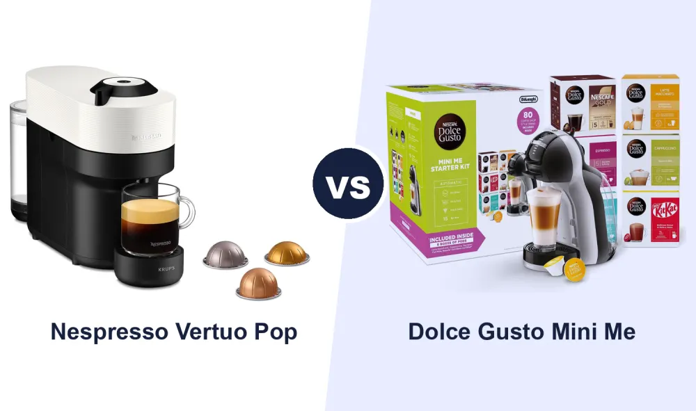Best Compact Pod Coffee Machine: Nespresso Vertuo Pop vs Dolce Gusto Mini Me Compared