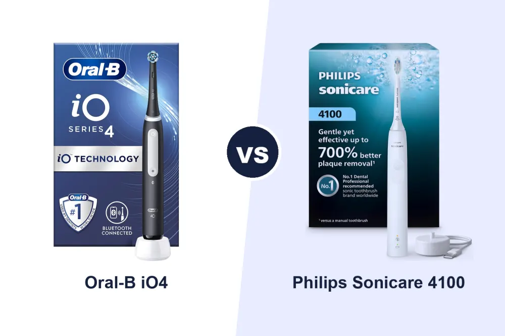 Best Electric Toothbrush: Oral-B iO4 vs Philips Sonicare 4100 Compared