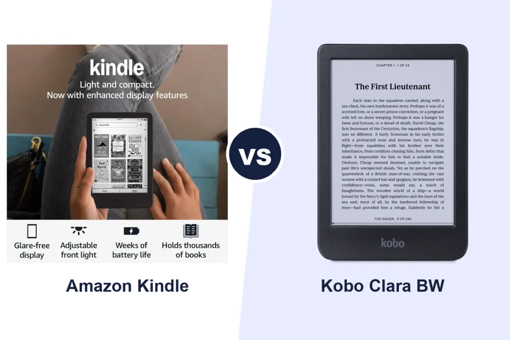 Best E-Reader: Kindle vs Kobo Clara BW Compared
