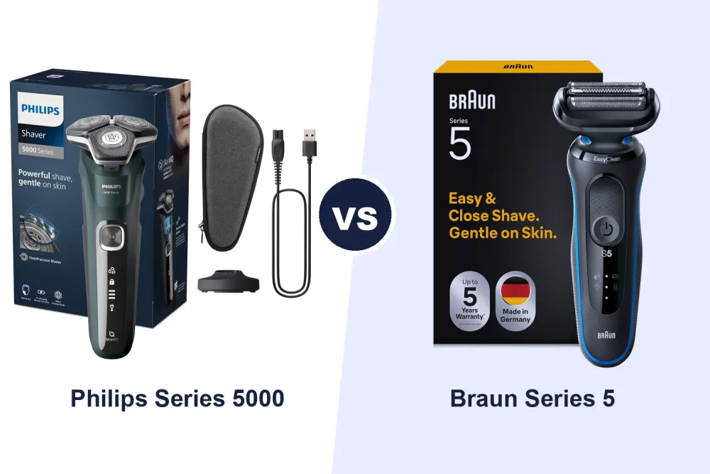 Best Electric Shaver: Philips Series 5000 vs Braun Series 5 Compared