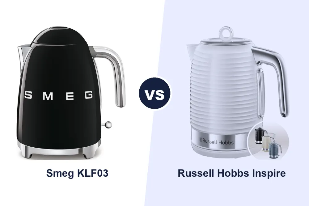 Best Electric Kettle: Smeg KLF03 vs Russell Hobbs Inspire Compared