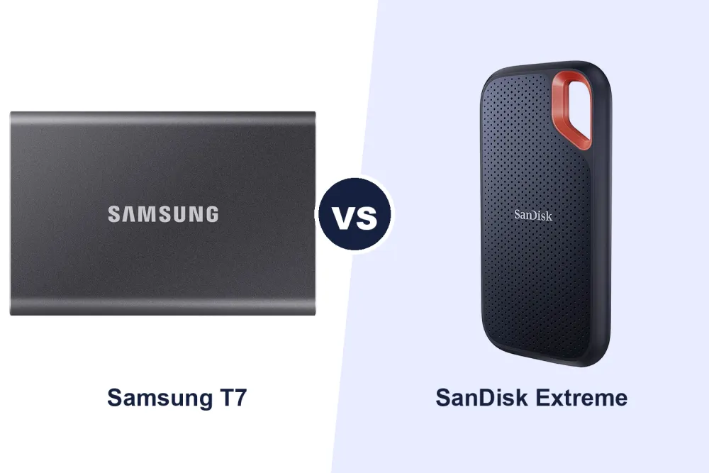 Best Portable SSD: Samsung T7 vs SanDisk Extreme Compared
