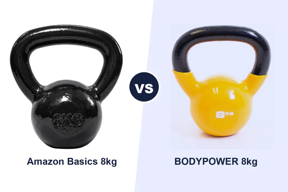 Best 8kg Kettlebell: Amazon Basics Cast Iron vs BODYPOWER Vinyl Compared