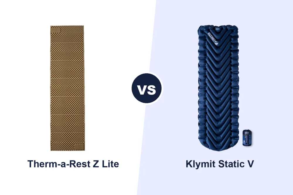 Best Sleeping Mat: Therm-a-Rest Z Lite vs Klymit Static V Compared