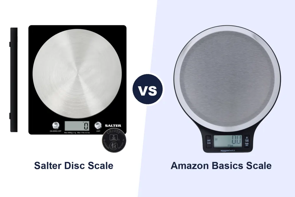 Best Kitchen Scales: Salter Disc vs Amazon Basics Digital Compared