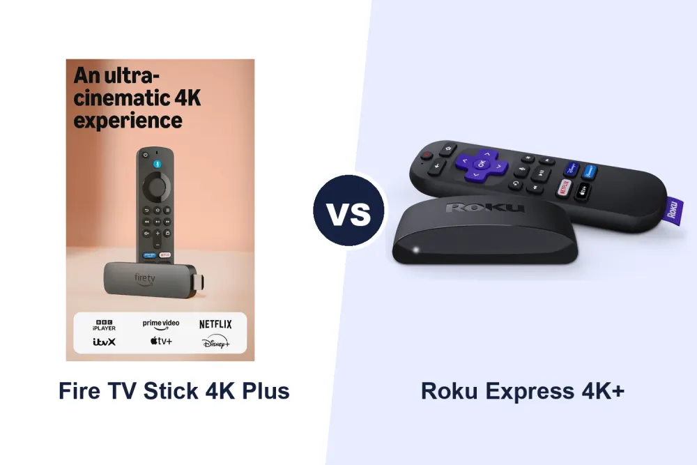 Best Streaming Stick: Fire TV Stick 4K Plus vs Roku Express 4K+ Compared