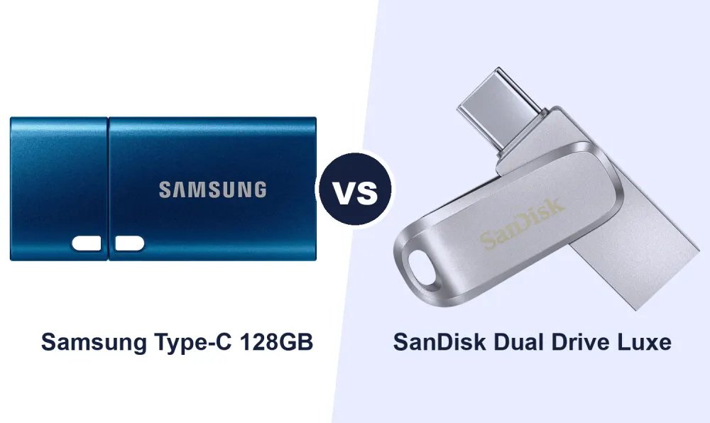Best USB-C Flash Drive: Samsung Type-C 128GB vs SanDisk Dual Drive Luxe Compared