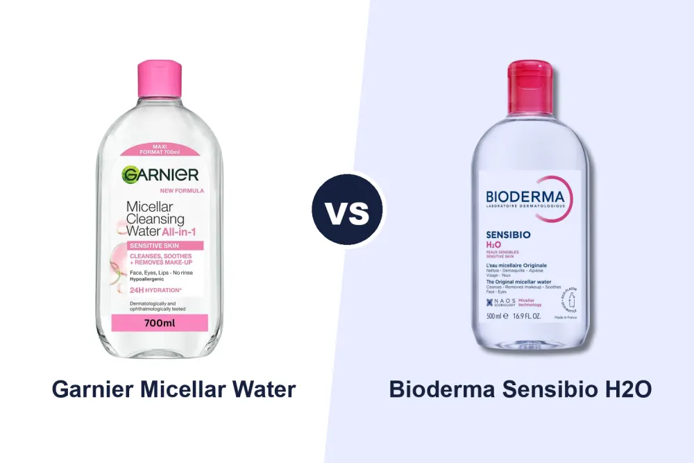 Best Micellar Water: Garnier 700ml vs Bioderma Sensibio H2O Compared