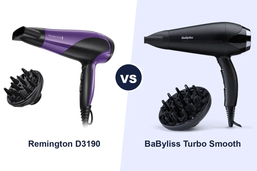 Best Hair Dryer: Remington D3190 vs BaByliss Turbo Smooth Compared