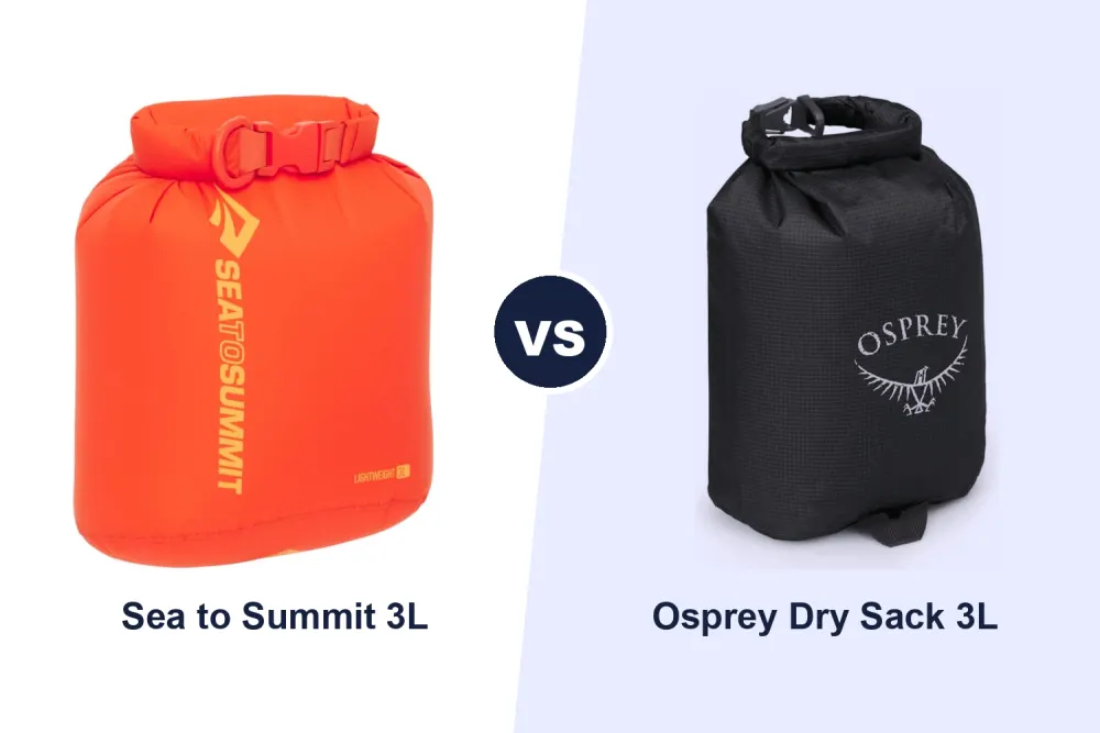 Best Dry Bag: Sea to Summit Lightweight vs Osprey Ultralight Dry Sack 3L Compared