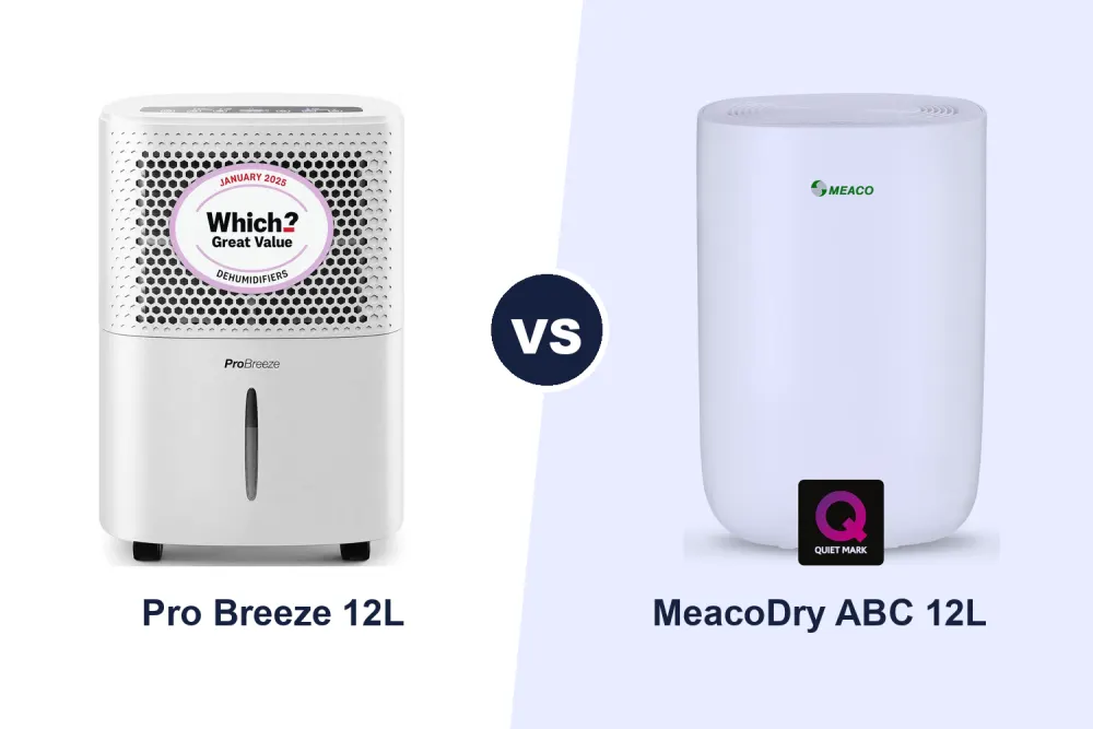 Best 12L Dehumidifier: Pro Breeze vs MeacoDry ABC Compared