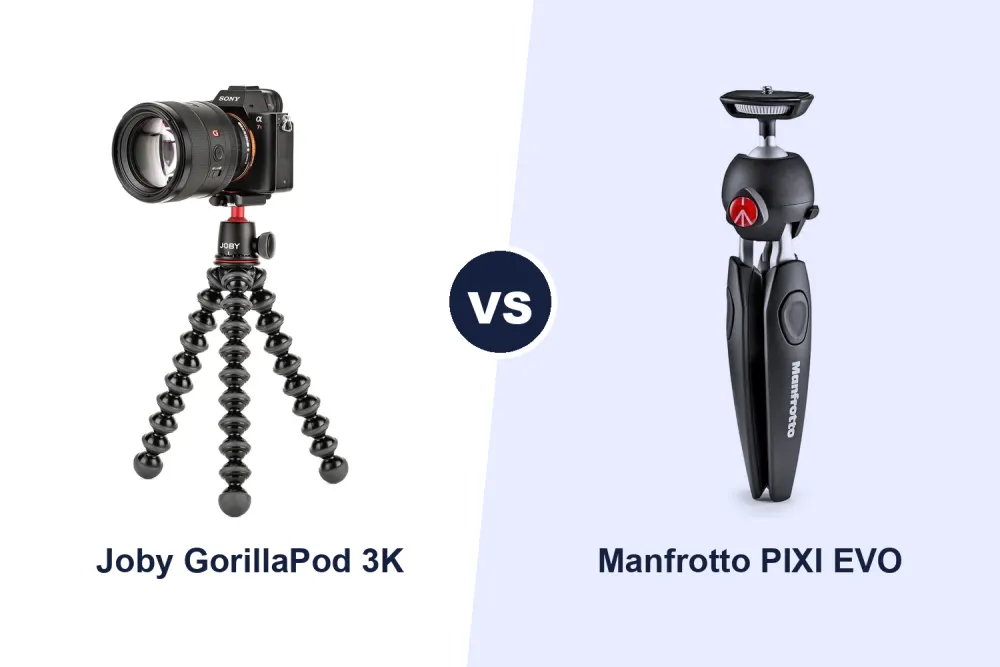 Best Mini Tripod: Joby GorillaPod 3K vs Manfrotto PIXI EVO Compared