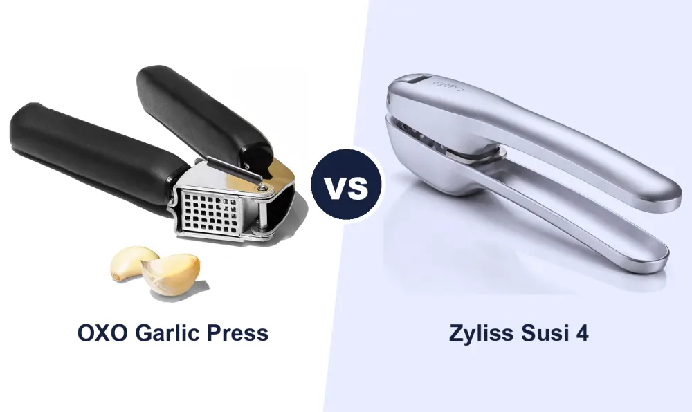 Best Garlic Press: OXO Good Grips vs Zyliss Susi 4 Compared