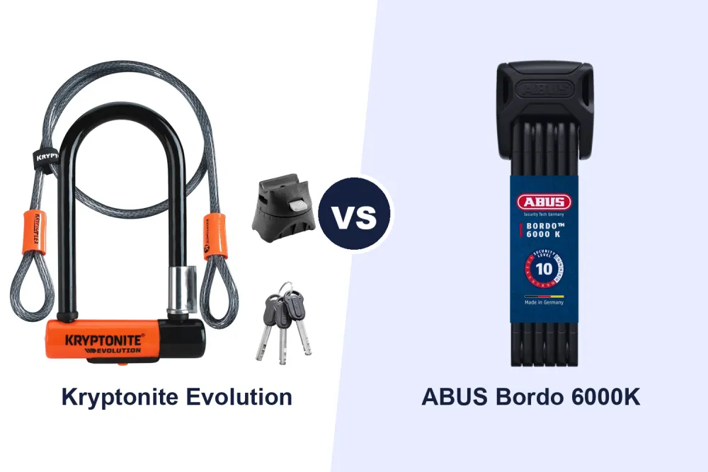 Best Bike Lock: Kryptonite Evolution Mini-7 vs ABUS Bordo 6000K Compared