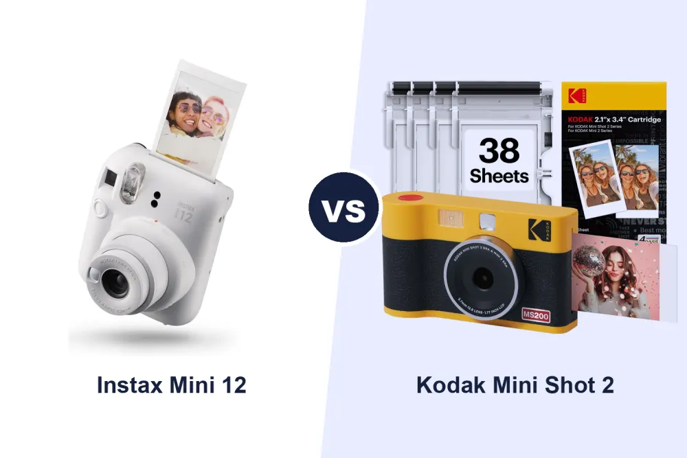 Best Instant Camera: Fujifilm Instax Mini 12 vs Kodak Mini Shot 2 ERA Compared