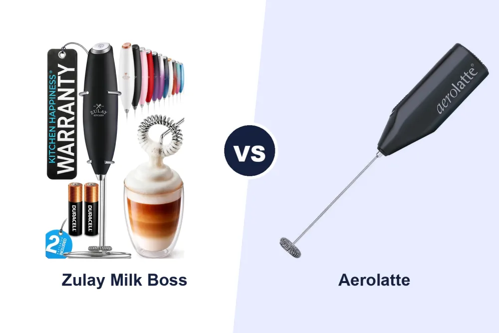 Best Handheld Milk Frother: Zulay Milk Boss vs Aerolatte Compared