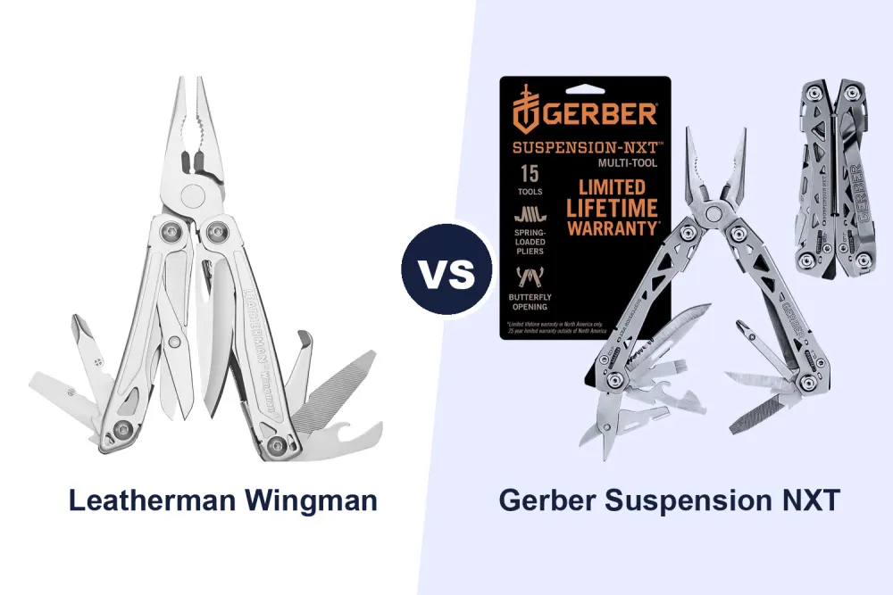 Best Multi-Tool: Leatherman Wingman vs Gerber Suspension-NXT Compared