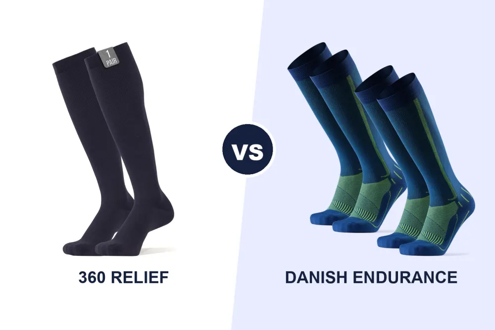 Best Compression Socks: 360 RELIEF vs DANISH ENDURANCE Compared