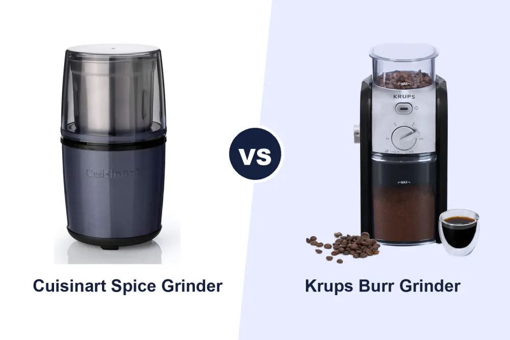 Best Coffee Grinder: Cuisinart Spice & Nut Grinder vs Krups Burr Grinder Compared