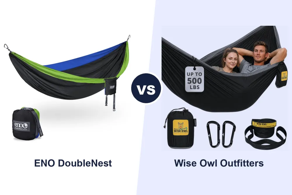 Best Camping Hammock: ENO DoubleNest vs Wise Owl Outfitters Compared
