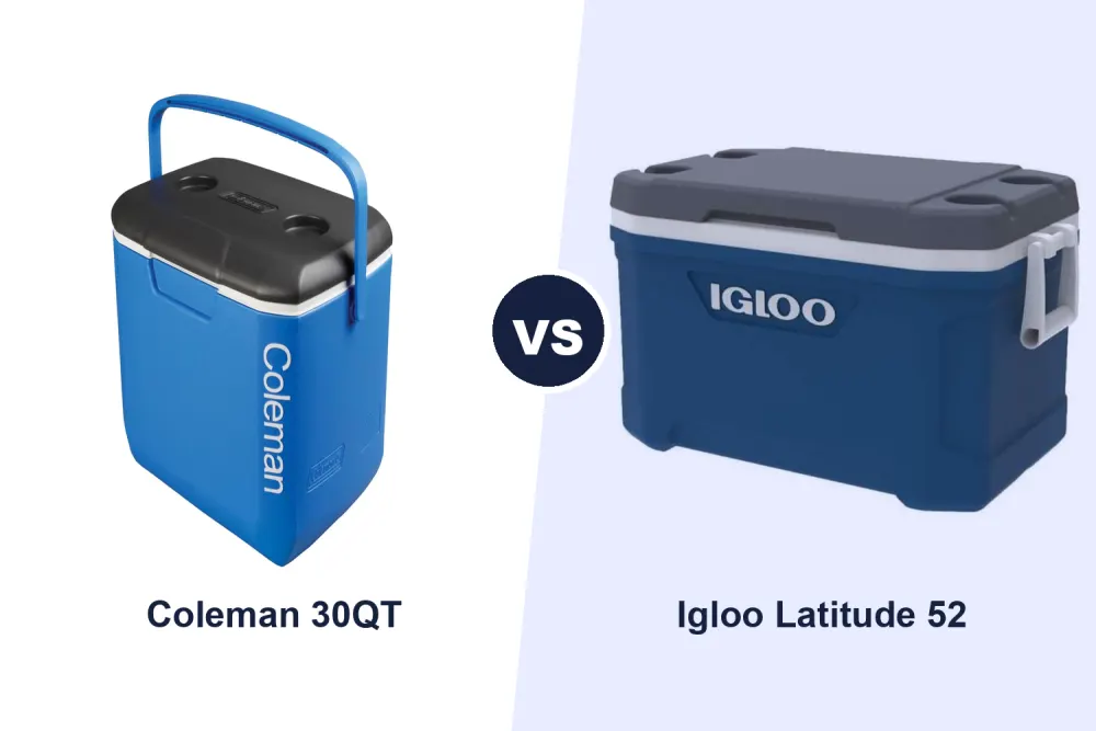 Best Cooler Box: Coleman 30QT Performance vs Igloo Latitude 52 Compared