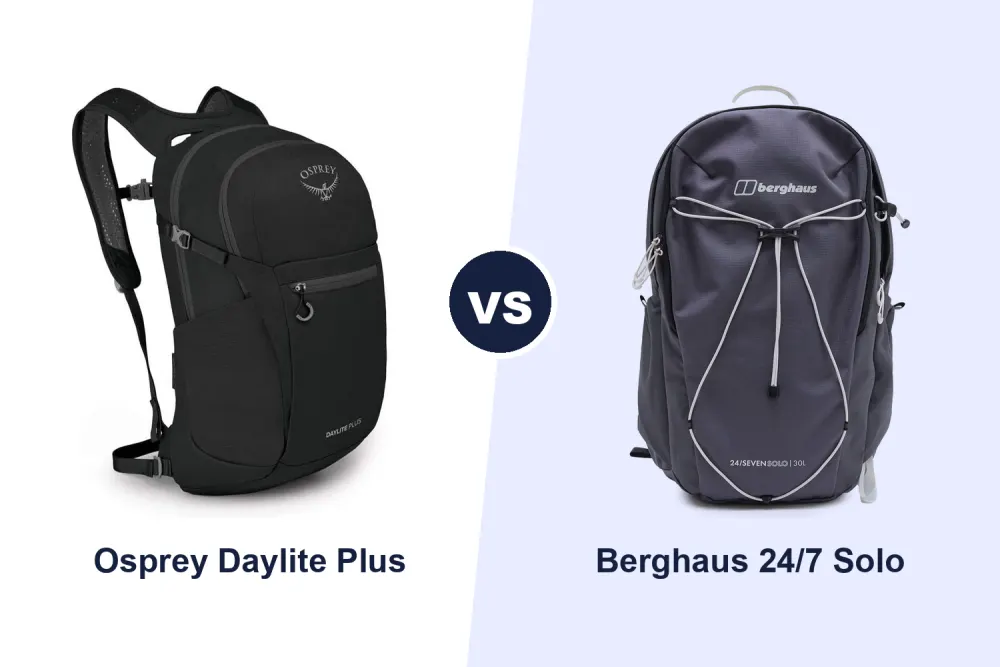 Best Hiking Daypack: Osprey Daylite Plus vs Berghaus 24/7 Solo Compared