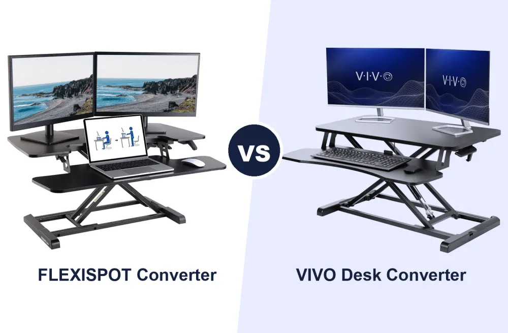 Best Standing Desk Converter: FLEXISPOT vs VIVO Compared