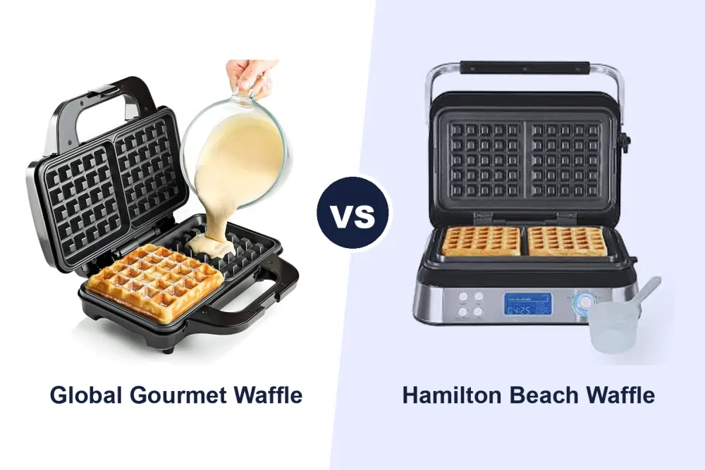 Best Waffle Maker: Global Gourmet vs Hamilton Beach Compared