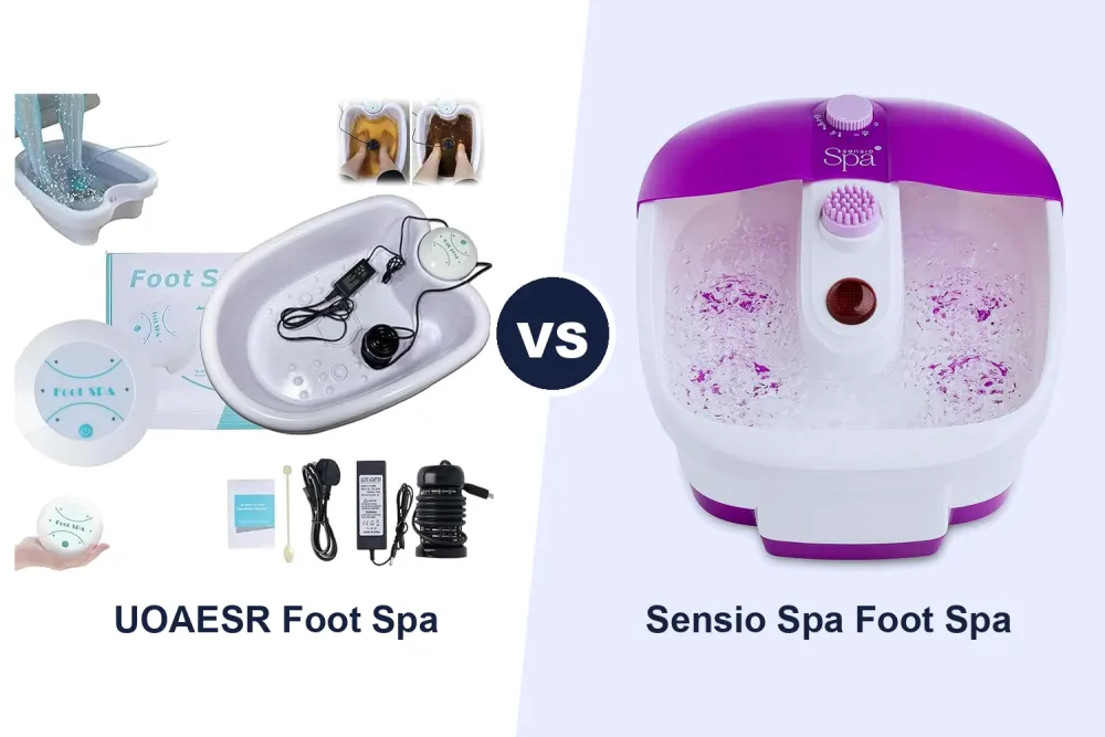 Best Foot Spa Massager: UOAESR vs Sensio Spa Compared