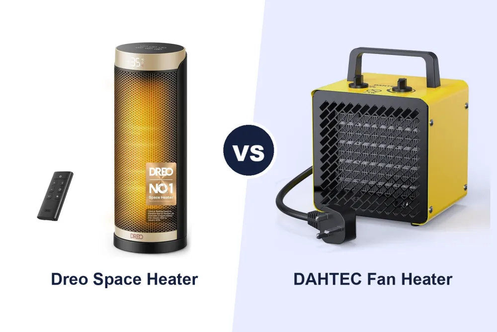 Best Electric Space Heater: Dreo vs DAHTEC Compared