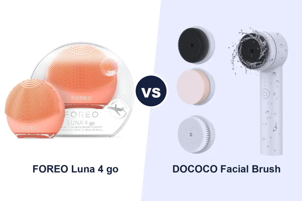 Best Facial Cleansing Brush: FOREO vs DOCOCO Compared