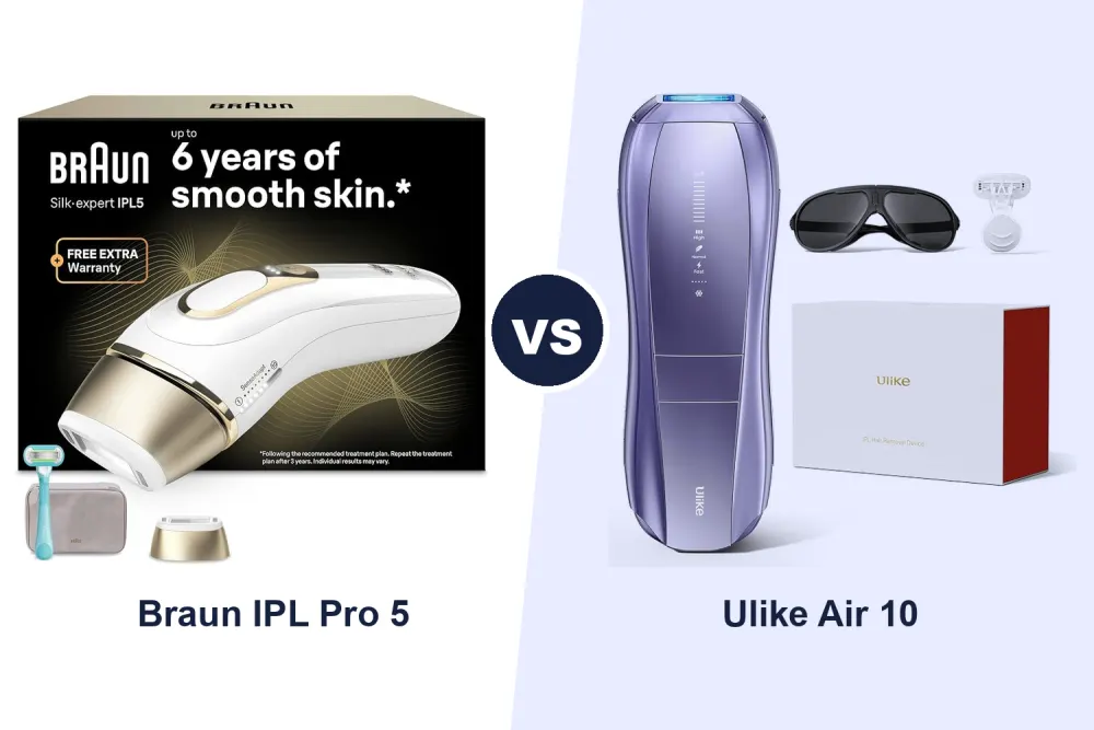 Best IPL Hair Removal Device: Braun vs Ulike Compared