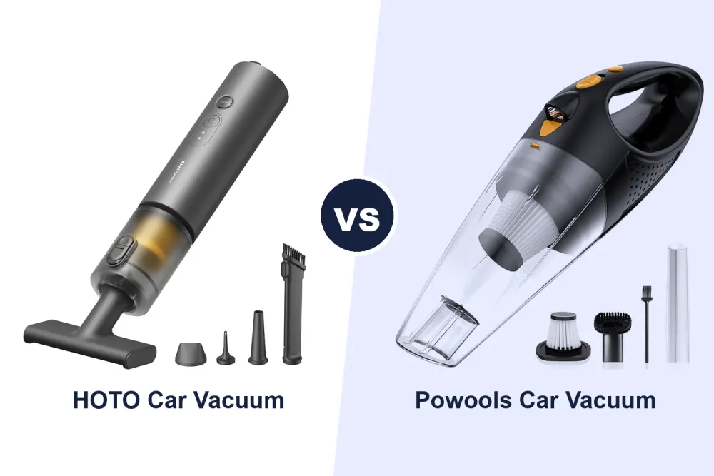 Best Handheld Car Vacuum Cleaner: HOTO vs Powools Compared