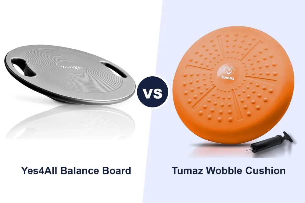Best Balance Trainer: Yes4All Balance Board vs Tumaz Wobble Cushion Compared