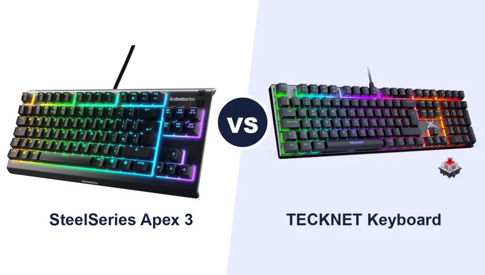 Best Mechanical Gaming Keyboard: SteelSeries vs TECKNET Compared