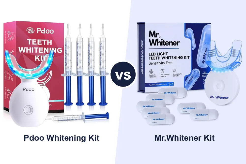 Best Teeth Whitening Kit: Pdoo vs Mr.Whitener Compared