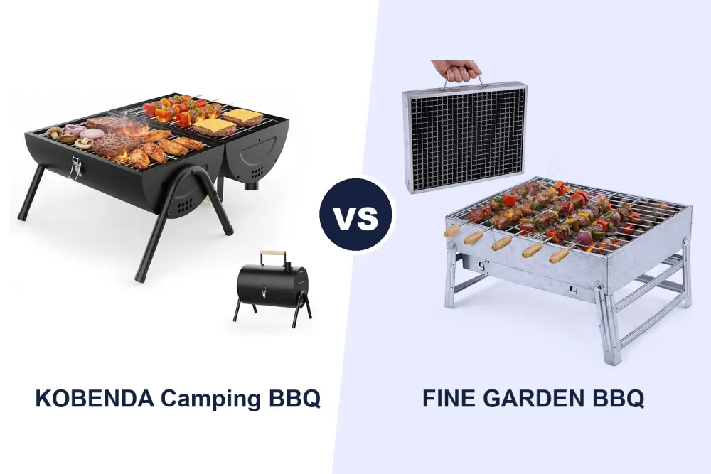 Best Portable Camping BBQ: KOBENDA vs FINE GARDEN Compared