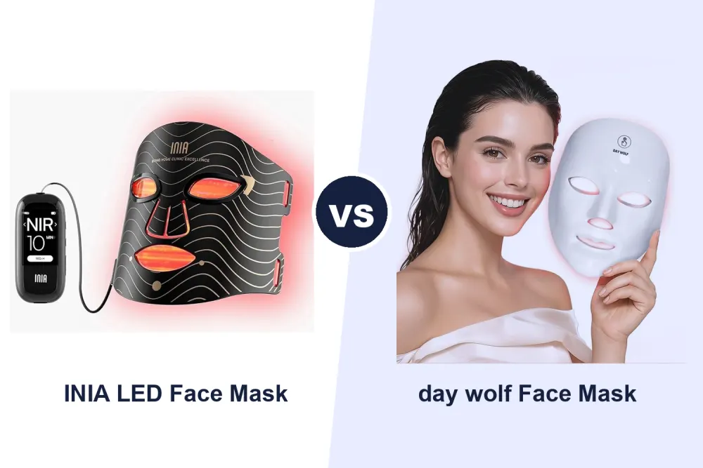 Best LED Face Mask: INIA vs day wolf Compared