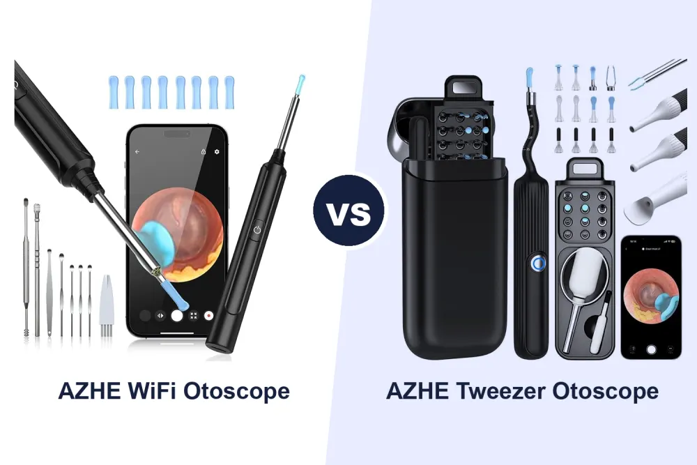 Best Ear Wax Removal Camera: AZHE WiFi vs AZHE Tweezer Compared