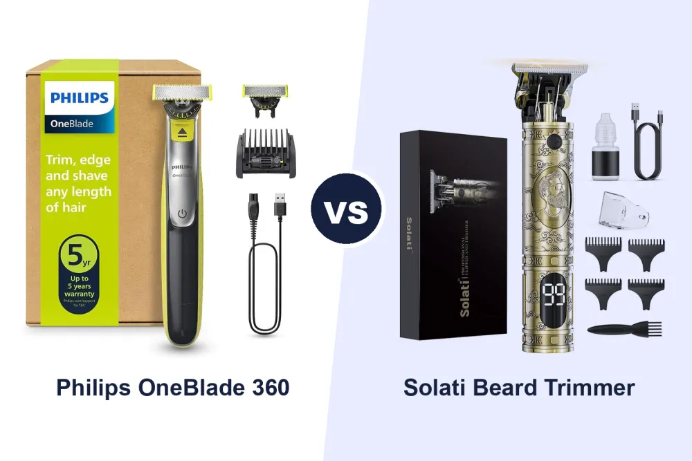 Best Beard Trimmer: Philips OneBlade vs Solati Compared