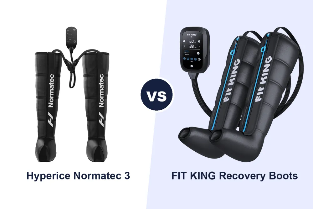 Best Air Compression Recovery Boots: Hyperice Normatec 3 vs FIT KING Compared