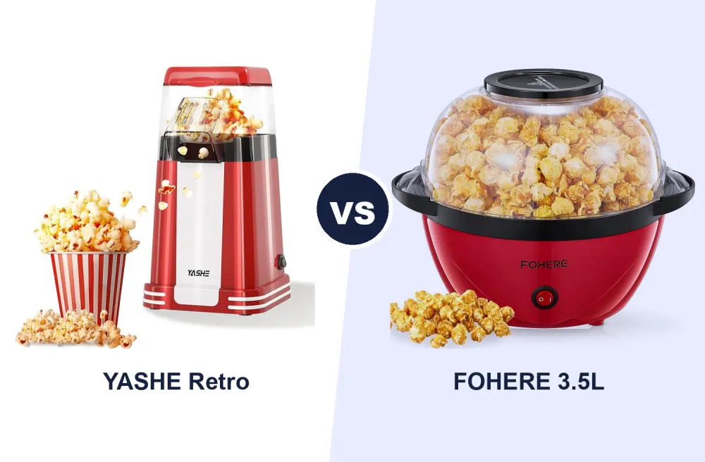 Best Popcorn Maker: YASHE vs FOHERE Compared