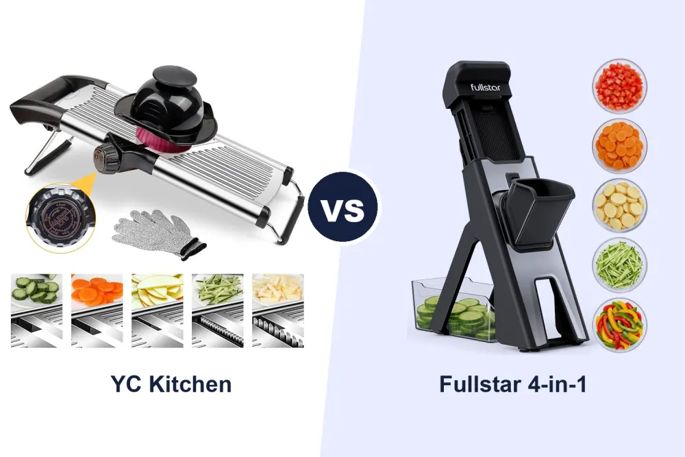 Best Mandoline Slicer: YC Kitchen vs Fullstar Compared
