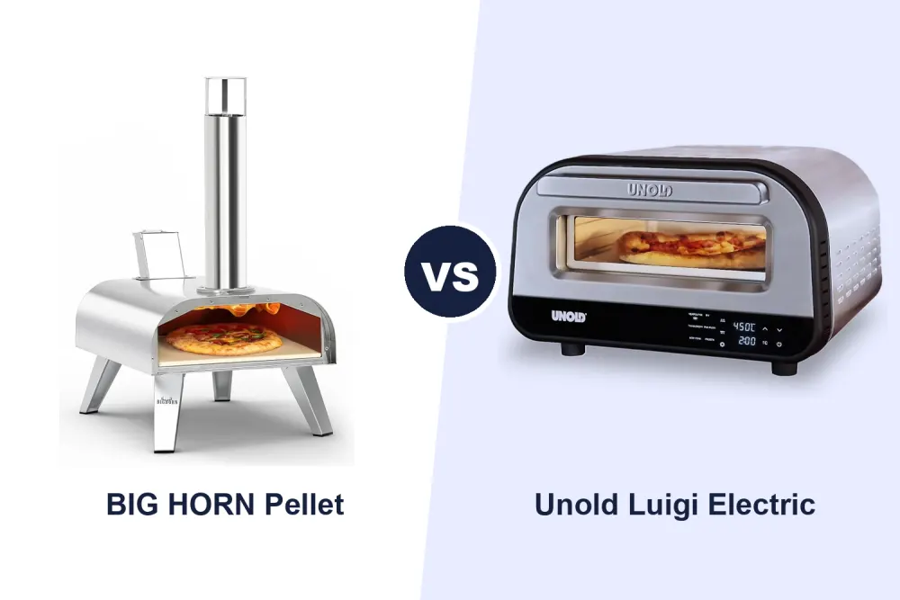 Best Pizza Oven: BIG HORN Wood Pellet vs Unold Luigi Electric Compared