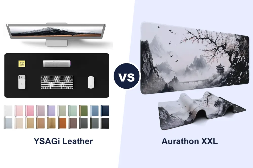 Best Desk Mat: YSAGi Leather vs Aurathon XXL Compared