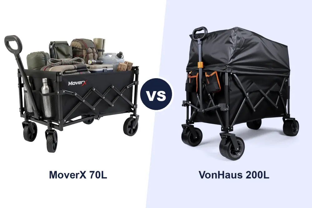 Best Folding Wagon Cart: MoverX vs VonHaus Compared