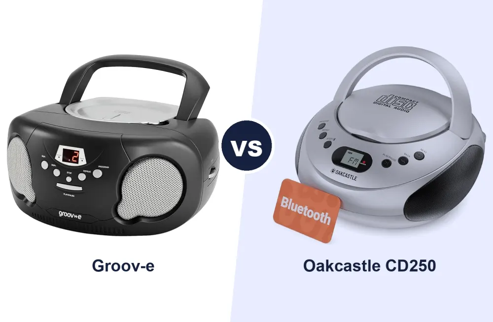 Best Portable CD Boombox: Groov-e vs Oakcastle CD250 Compared