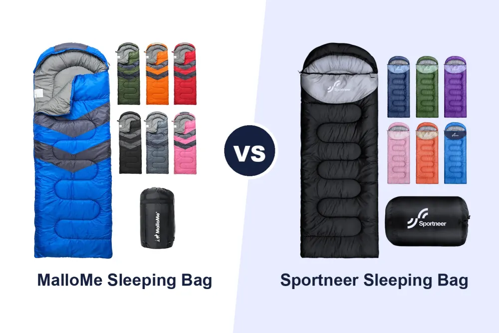 Best 3-4 Season Sleeping Bag: MalloMe vs Sportneer Compared